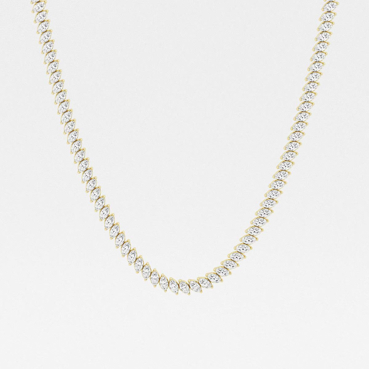 Marquise Tennis Necklace